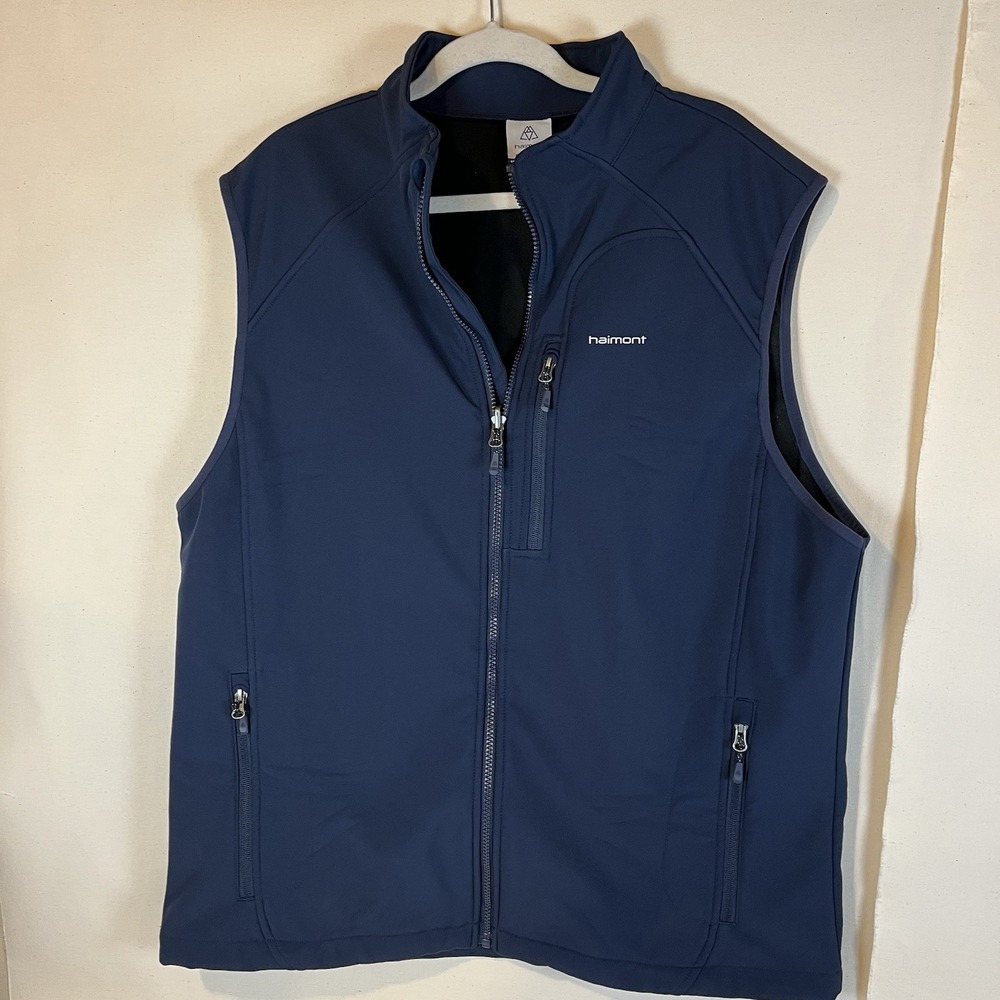 Haimont‎ Lined Men's Navy Vest XL